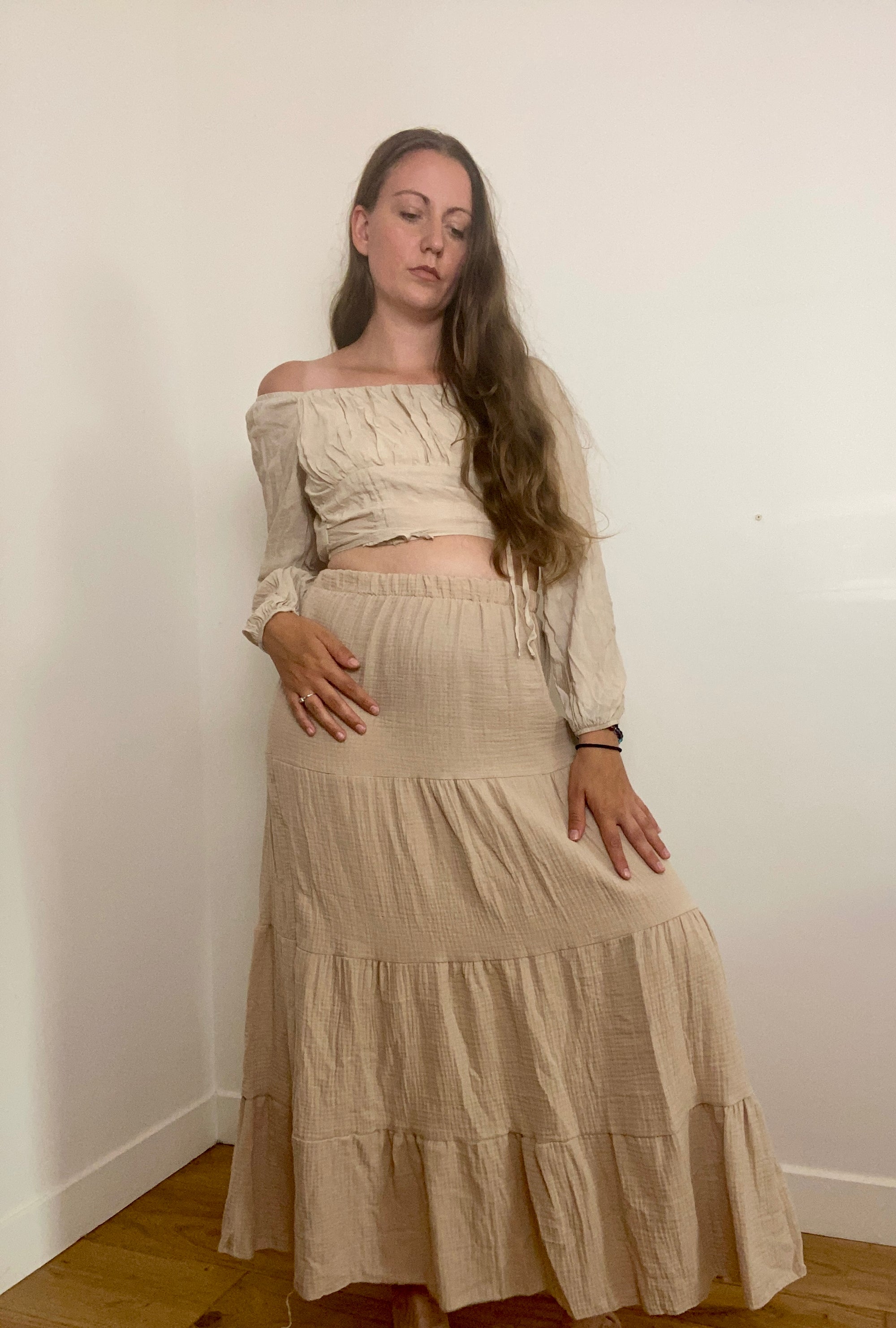 Jupe Palmier - beige